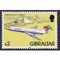 Gibraltar 1982 £2 Value - Hawker Siddeley Tride...