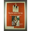 1978 Kent Cigarettes Ad - Not the Lowest Low Tar