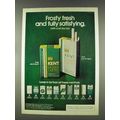 1978 Kent Golden Lights 100's Cigarettes Ad - Frosty