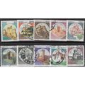 1980/1990 10 different values - fine used (o)