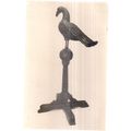 a CHURCH LECTURN.. BIRD, EAGLE? . vintage photo...