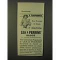 1913 Lea & Perrins' Worcestershire Sauce Ad - A...
