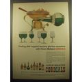 1959 Hiram Walker Cordials Ad - Chafing-dish su...