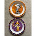 2 X HALLOWEEN MICKEY / MINNIE MELAMINE PLATES