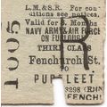 L.M.S.R. Edmondson Ticket - Fenchurch Street to...