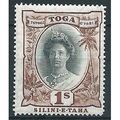Tonga 1897 SG50 1/- Black & Red-Brown Mounted M...