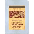 New Jersey Lakehurst Matchcover Harry's Liquor ...