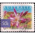 AUSTRALIA, FLOWERS, Desert Star Flower, violet ...