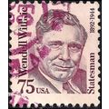 USA, PEOPLE, Wendell Wilkie, violet 1992, 75c, #3