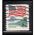 Used 2280v 25c U.S. Flag Fine CNS 1 PA6191