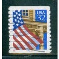 Used 2913 32c U.S. Flag Over Porch Fine CNS 333...