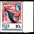 Fiji 1970 Queen Elizabeth II 10c Royal Visit 19...
