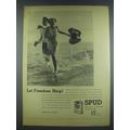 1935 Spud Cigarettes Ad - Let Freedom Ring