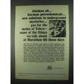 1967 Marathon Oil Ad - Alaskan Oil