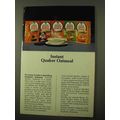1971 Quaker Instant Oatmeal Ad