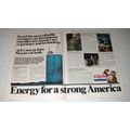 1976 Exxon Oil Ad - Experience and Technology
