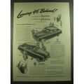 1946 Kaiser Frazer Cars Ad - Leaving '46 Behind!