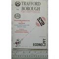 1989 programme Trafford Borough v. Halifax, Rug...