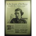 1958 Campbell's Cream of Potato Soup Ad - Is the luxury of its flavor worth