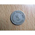 1906g 5 Pfennig Germany Empire Coin