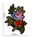Flower Iron On Patch Flower Badge Decoration Mo...