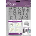 Docrafts. Floral Alphabet Stamp Set. Stamping C...