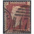 1858 SG43 1d Red Plate 164 Good/Fine Used "IF".