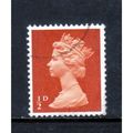 GREAT BRITAIN 1967 SG 723 1/2d ORANGE BROWN FIN...