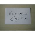 George Cole (Minder) hand signed RARE *FREE POST*