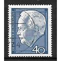 GERMANY WEST BERLIN 1964 40pf BLUE PRES LUBKE S...