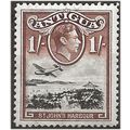 Antigua 1938 SG105 1/- Black & Brown Mounted Mi...