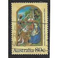 AUS 1989 80c 'CHRISTMAS' FINE USED (EBID67-858)