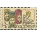 CZECHOSLOVAKIA, History of Pharmacy, pink 1971,...