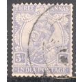 India 1922 - KGV 3a blue - used