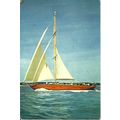 Yacht DRUMBEAT Postcard (J. Arthur Dixon SS.936)