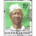 SIERRA LEONE, President Siaka Stevens, green 19...
