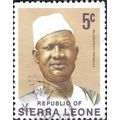 SIERRA LEONE, President Siaka Stevens, brown 19...