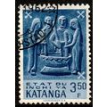 Belgium Congo Katanga 1961 Traditional Art 3.50...