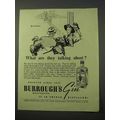 1951 Burrough's Gin Ad - What Are They Talking About?