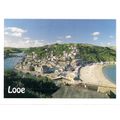 EAST AND WEST LOOE, CORNWALL unused postcard Jo...
