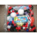 Lot of 490+ Craft POM POMS, variety of colors &...