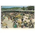 MARKET PLACE, MONTEGO, JAMAICA used postcard 19...