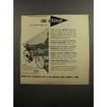 1952 Raleigh Sports Tourist Bicycle Ad - Britain's Foremost Bicycle