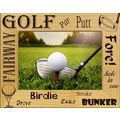 Golf Sayings Laser Engraved Wood Picture Frame ...