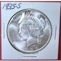 1935-S Peace Dollar. This Coin is a replica and...