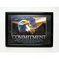 USA Eagle Commitment Framed Picture Vintage 5"x...