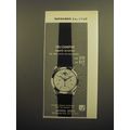 1960 Universal Geneve Watch Ad - Tri/Compax Superb Accuracy Day, date, month