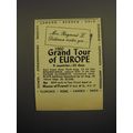 1960 The House of Travel, Inc. Ad - Mrs. Raymond L. Dickinson invites you