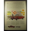 1960 Chevrolet Advertisement - Corvair 700 4-Door Sedan and 700 Club Coupe
