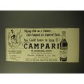 1960 Campari Aperitif Ad - Playing Polo on a Unicorn